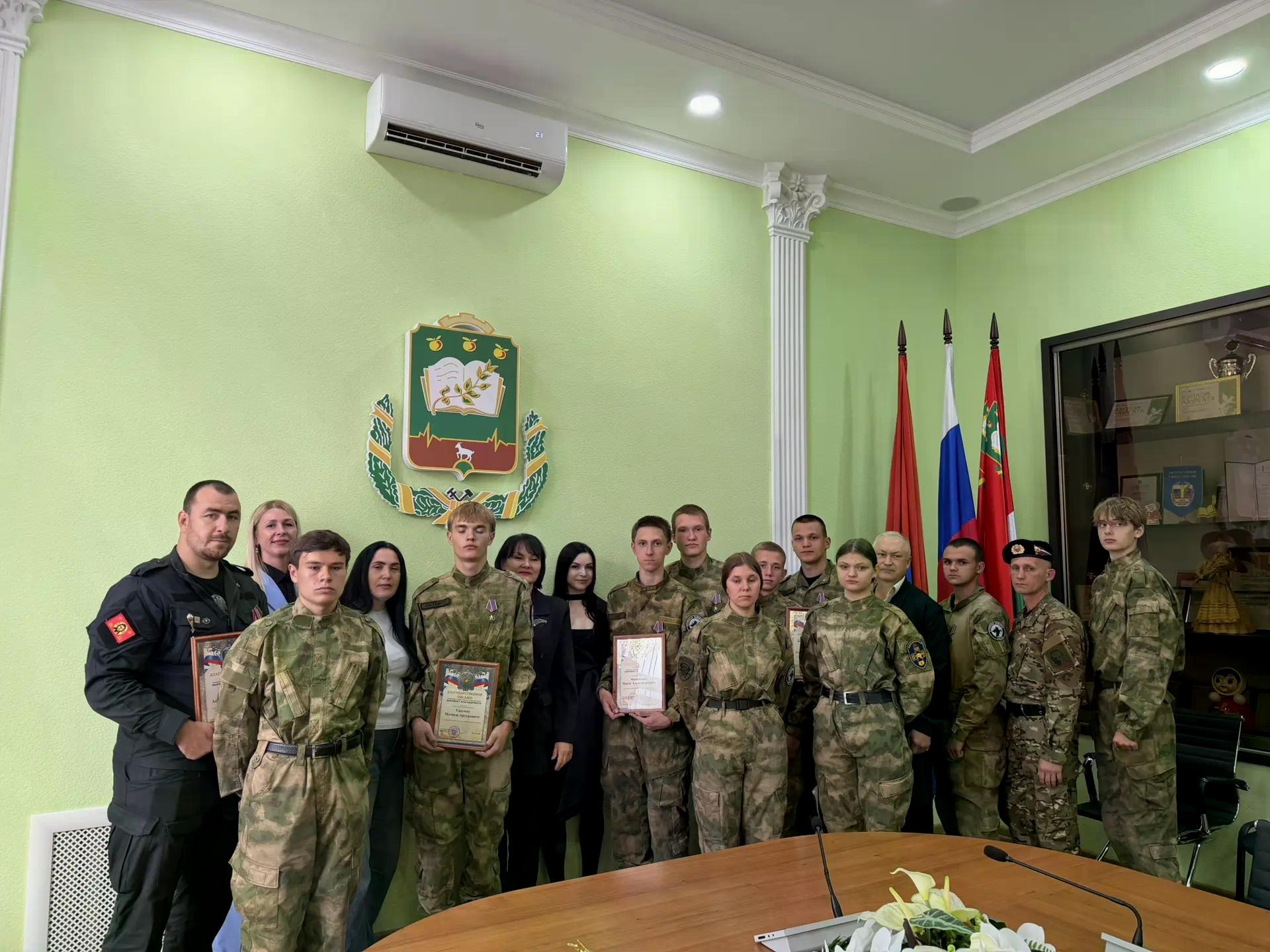 В Мичуринске отметили активистов клуба «Ратибор».