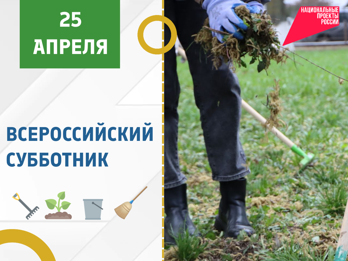 Мичуринцев приглашают присоединиться к Всероссийскому субботнику.